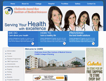 Tablet Screenshot of caims.in